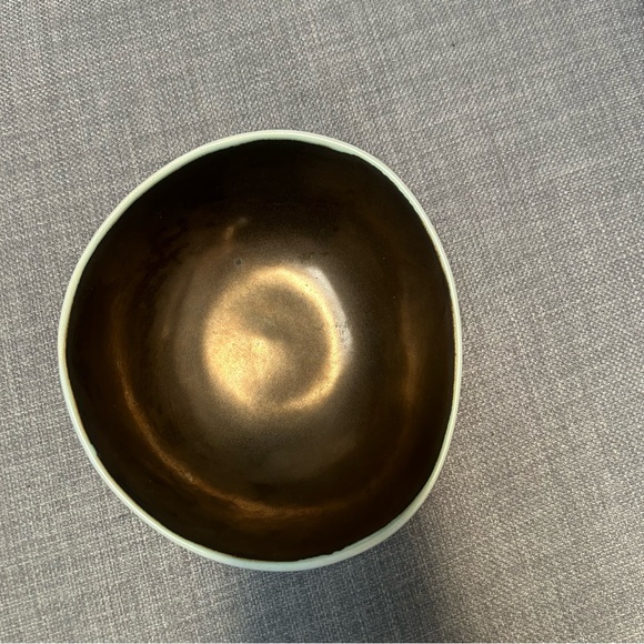 CRATE and BARREL Lux Bronze Stoneware Bowl #1111258 - Picture 10 of 15